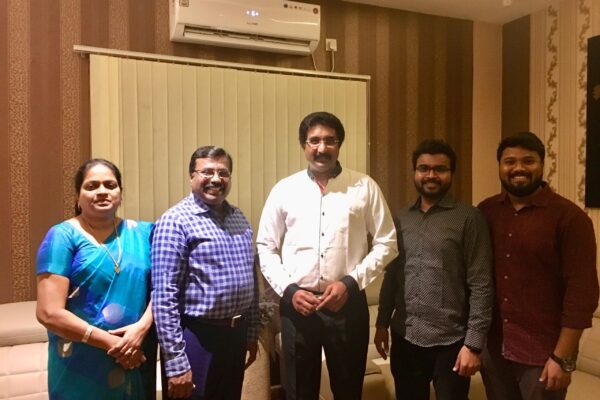 With Dr.Satish Kumar, Pastor, world’s second largest church. Hyderabad, India.